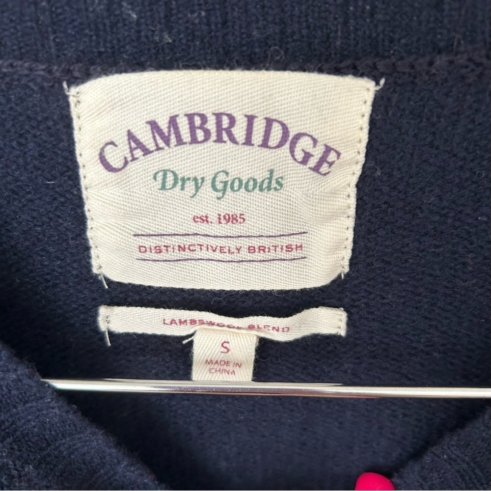 Cambridge Dry Goods lambs wool snowflake sweater S - Picture 3 of 7